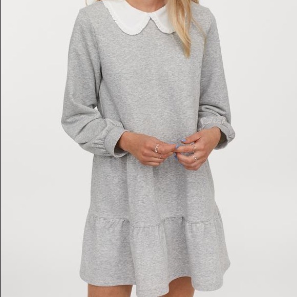 Divided Dresses & Skirts - H&M Divided Collared Sweatshirt Dress L